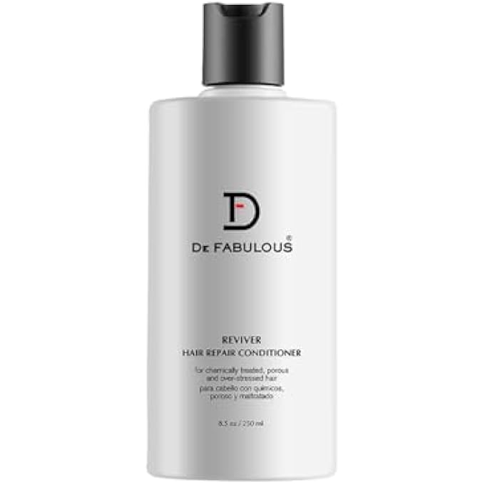 De Fabulous REVIVER HAIR REPAIR CONDITIONER- 250 ML | TRIPLE PROTEIN FORMULA WITH SOY, OAT & WHEAT PROTEINS | SULPHATE-FREE, VEGAN, & CRUELTY-FREE | RESTORES CHEMICALLY TREATED, DAMAGED HAIR | 8.5 OZ - Image 1